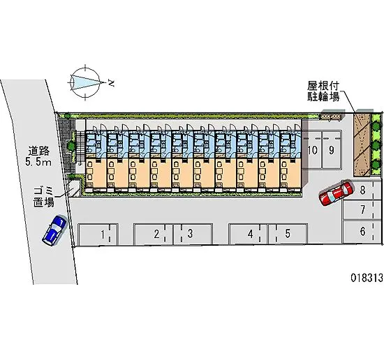 ★手数料０円★武蔵村山市伊奈平５丁目 月極駐車場